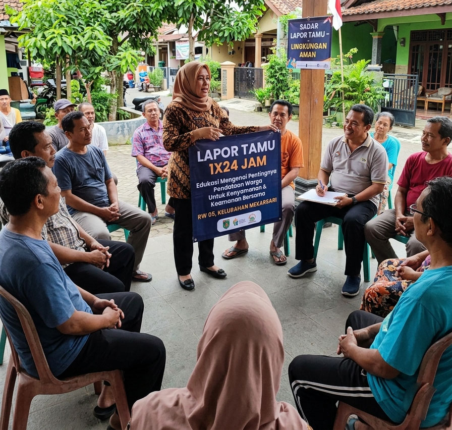 Edukasi Mengenai Pentingnya Pendataan Warga untuk Kenyamanan Bersama